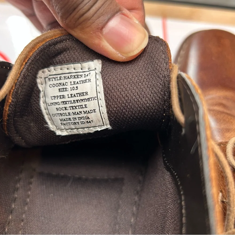 Steve Madden‎ Harken Chukka Desert Ankle Boots Men 10.5 Brown Leather Shoes